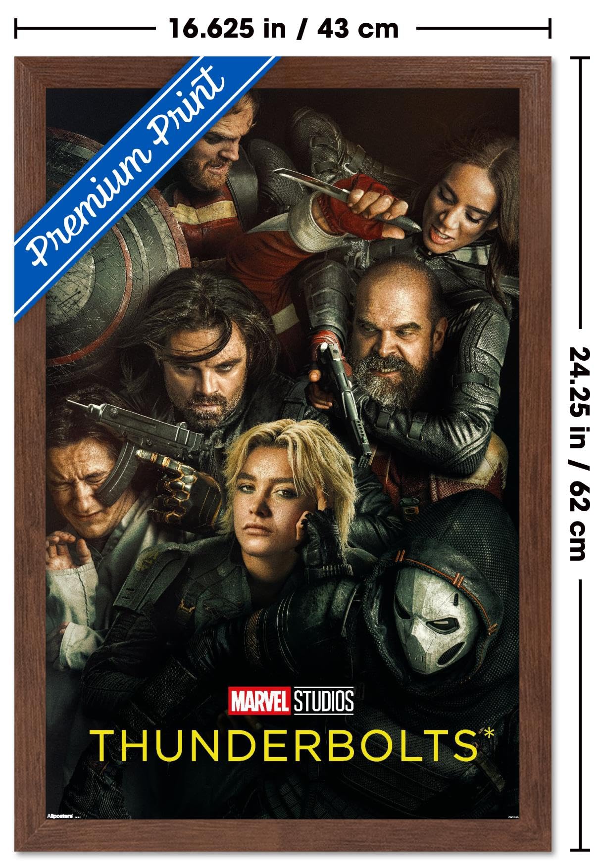 Amazon.com: Marvel Thunderbolts (2025) - Teaser One Sheet Wall